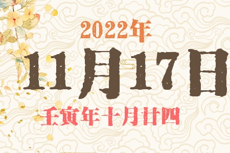 2022年11月17日出生的宝宝五行缺什么